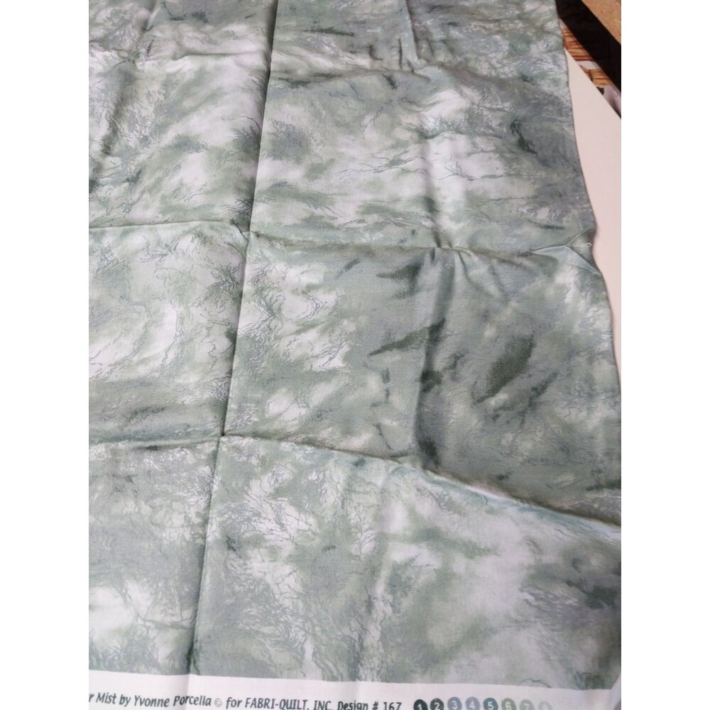 1 Yard 44" Wide Cotton Fabric Winter Mist Yvonne Porceooa #167